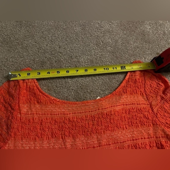 PINK Owl Woman’s Coral Patterned Sleeveless Spring Dress Large - Picture 4 of 14